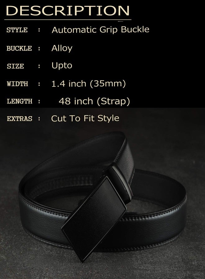 ZORO Men' Belt Wallet Combo' Gift Set, Black Belt and Brown Wallet - Image 5